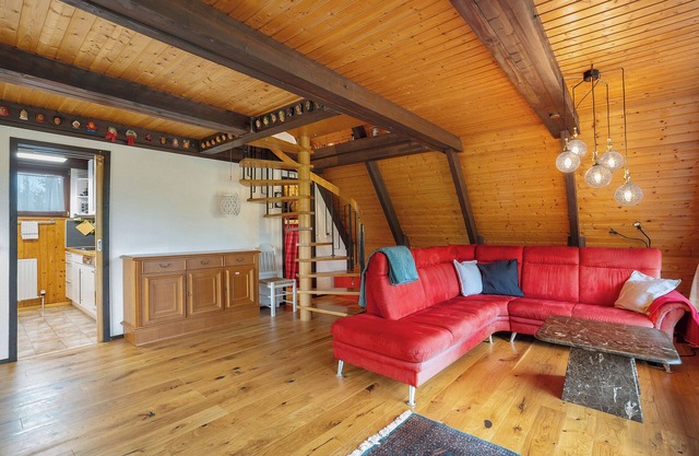 Maison de vacances 'Ferienhaus Bussardnest' avec terrasse privée, jardin privé et Wi-Fi