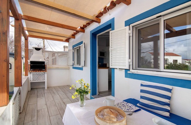 Maison de vacances "Casa Azul do Cerro" avec vue sur les montagnes, terrasse privée et Wi-Fi