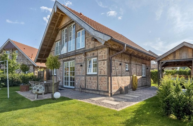 Maison de vacances 'Exklusives Ferienhaus' avec terrasse privée, Wi-Fi et climatisation