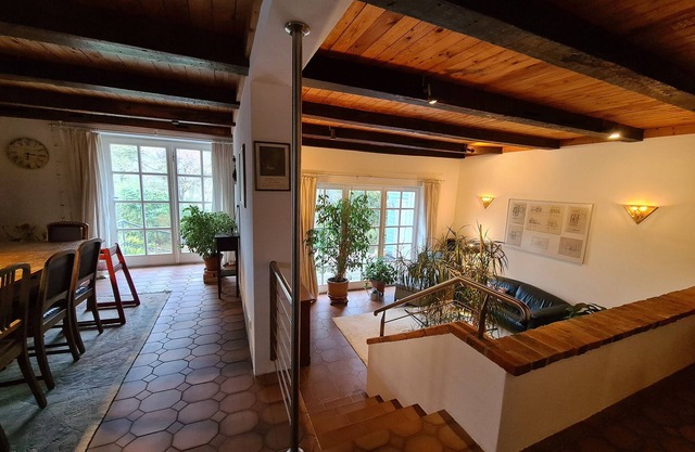 Maison de vacances 'Ferien Fachwerkhaus' avec vue sur les montagnes, terrasse privée et Wi-Fi