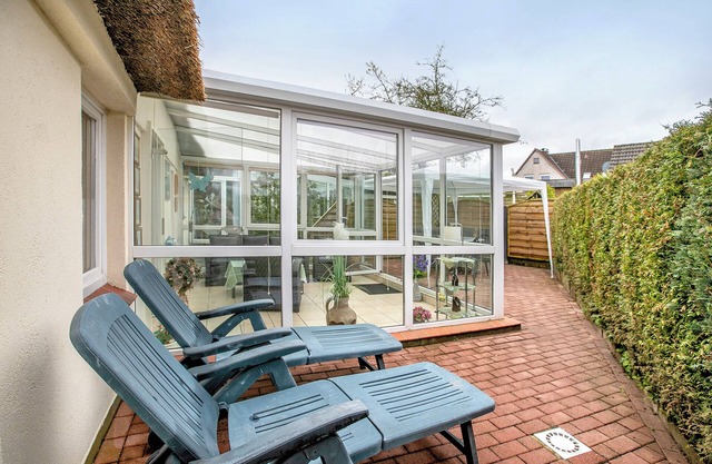 Maison de vacances 'Ferienhaus Bruhn' avec terrasse privée, jardin privé et Wi-Fi