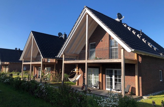 Maison de vacances "Ferienhaus Familienkoje Hannah" avec terrasse privée, sauna privé et Wi-Fi