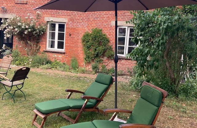 Maison de vacances 'Ferienhaus Alte Försterei' avec terrasse privée, jardin privé et Wi-Fi
