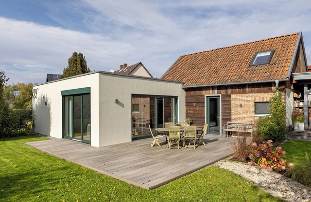 Maison de vacances 'Ferienhaus Buwesch 13' avec terrasse privée, jardin partagé et Wi-Fi