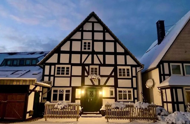 Maison de vacances 'Goldhase Anno 1700' avec terrasse privée et Wi-Fi