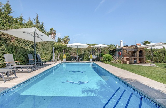 Maison de vacances 'Golf Azul' avec piscine partagée, Wi-Fi et climatisation