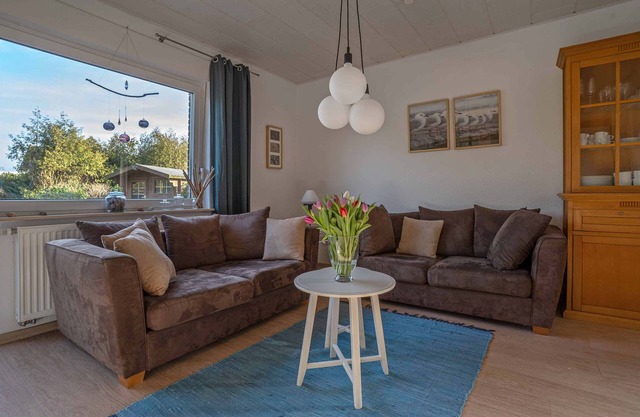 Maison de vacances 'Haus Blauer Wacholder' avec terrasse privée, jardin privé et Wi-Fi