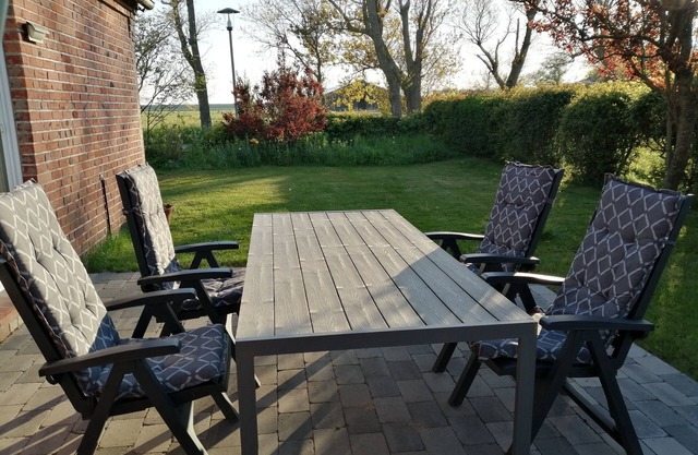 Maison de vacances 'Haus Deichtraum' avec terrasse partagée et Wi-Fi