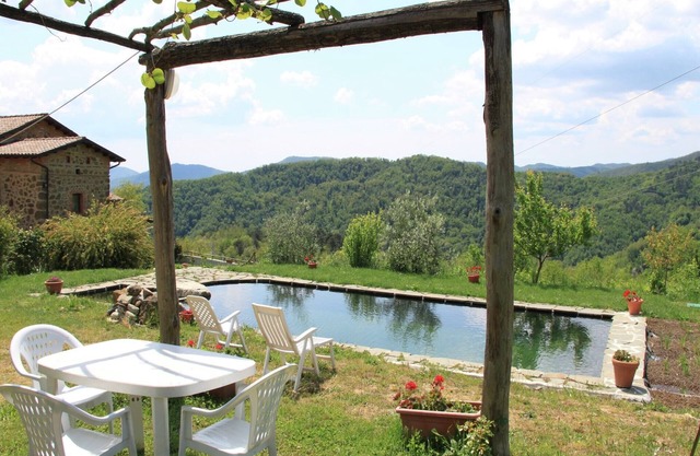 Maison de vacances cosy avec piscine à Canossa