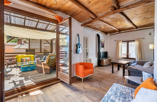 Maison de vacances 'La Lechuga Azul' avec vue sur les montagnes, terrasse privée et Wi-Fi
