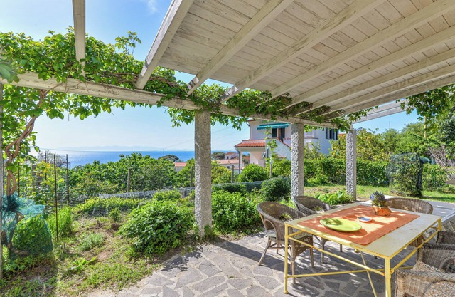Maison de vacances 'Merlo Casa Vai' avec vue sur la mer, Wi-Fi et climatisation
