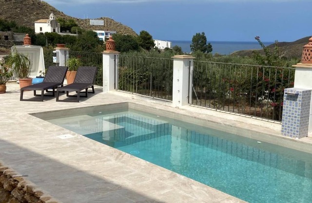 Maison de vacances "Mi Abuela Maria" avec vue sur la mer, piscine et Wi-Fi.