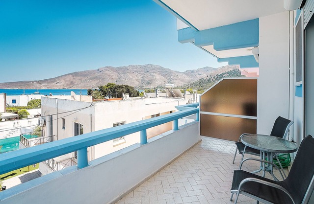 Maison de vacances 'Olympus Tilos Apt Twin B1' avec vue sur la mer, Wi-Fi et climatisation