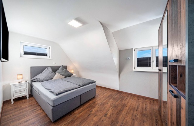 Maison de vacances 'Schorsch's Ferienhaus' avec terrasse privée, jardin privé et Wi-Fi