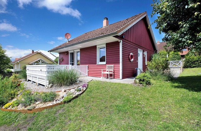 Maison de vacances "Seestern Ostsee" avec terrasses privées, jardin privé et Wi-Fi.