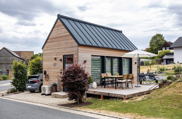 Maison de vacances 'Tinyhaus Im Steinwald' avec Wi-Fi et climatisation