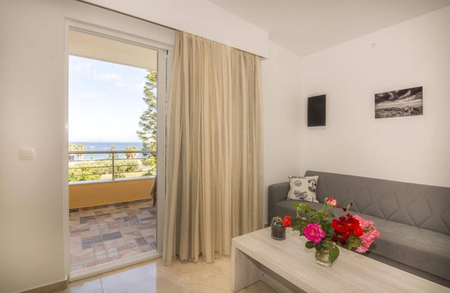 Maison de vacances 'Deux chambres' avec vue sur la mer, Wi-Fi et climatisation