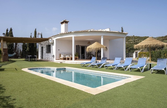 Maison de vacances 'Villa Aguacate' avec vue sur les montagnes, Wi-Fi et climatisation.