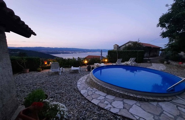 Maison de vacances avec vue mer et piscine