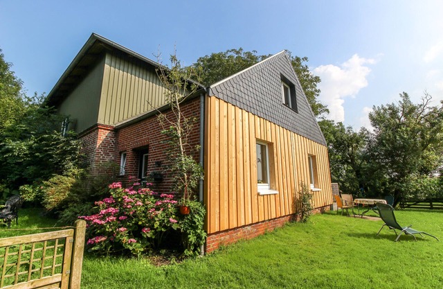 Maison de vacances à l'extérieur avec son propre jardin u. large vue sur le paysage