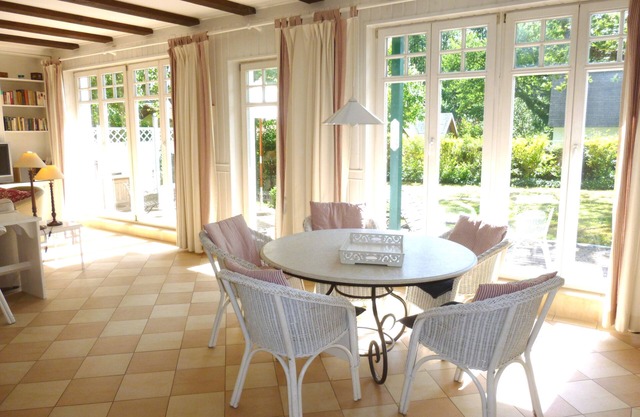 Maison de vacances "Seepferdchen" avec jardin, cheminée, internet DSL WiFi, sauna