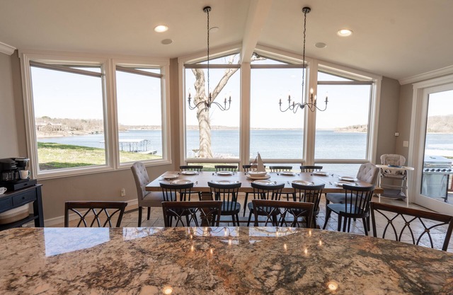 Large Waterfront w/ Stellar Views of Grand Lake! Drowning Creek w/ Pvt Dock!