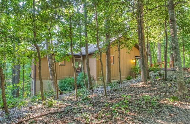 Cabin Holly Creek Town, dans le nord-Montagnes Blairsville