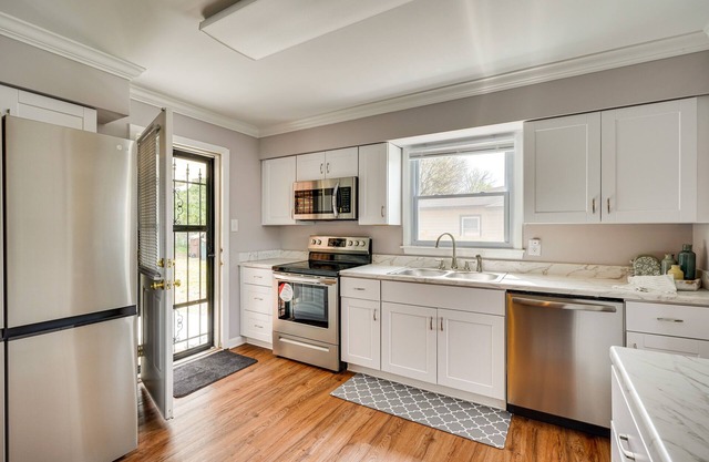 Home Rental w/Yard Near Downtown Greensboro!