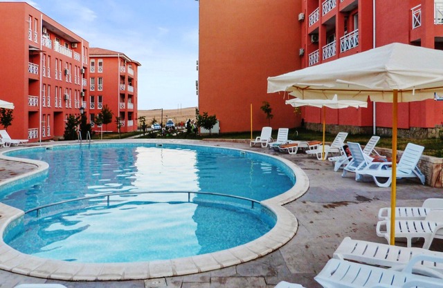 Homerez - Studio à 3 km de la plage pour 2 pers. avec piscine partagée à Tankovo