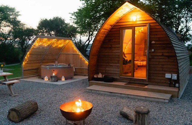 Hot Tub Cabin in North Yorkshire.