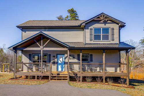 Hot Tub, Fireplace and Views Sevierville Retreat!