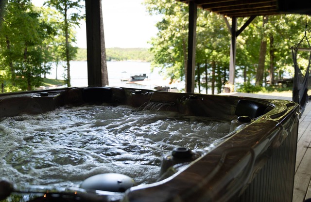 Hot Tub! Lakefront Home - Fire Pit, Kayaks, & Two-Story Dock!