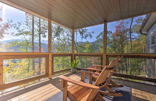 Mountain Views: Serene & Secluded Marion Escape!