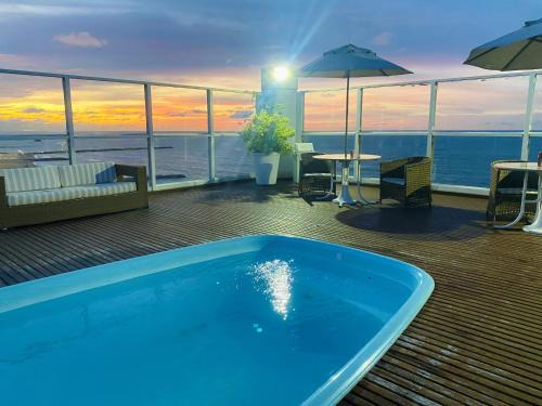 Hotel Bourbon - Quarto 1603 - Beira Mar de Fortaleza - Vista Mar