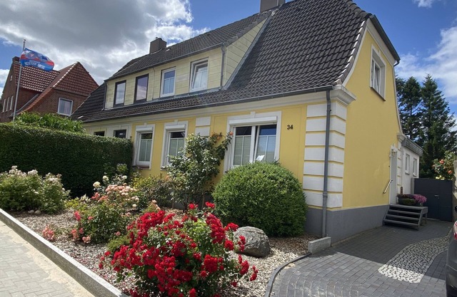 Maison entre les mers à Schleswig, calme et central, grand jardin