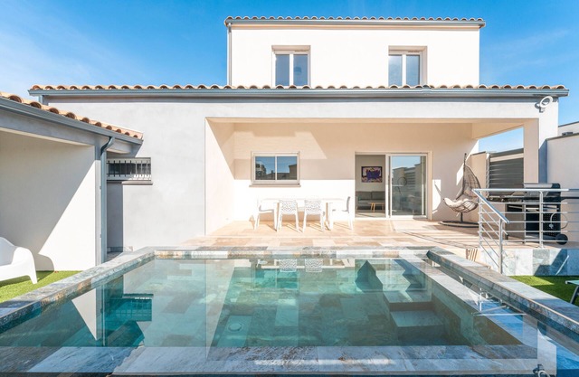 Maison avec piscine privée, Wi-Fi et climatisation