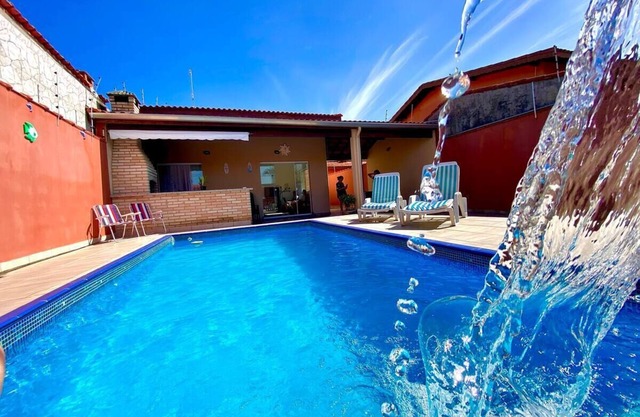 Maison de plage de luxe, piscine pour adultes avec électricité, cascade, barbecue