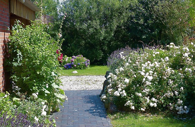 Maison avec jardin à seulement 10 minutes à pied de la mer / WiFi / Vollerwiek