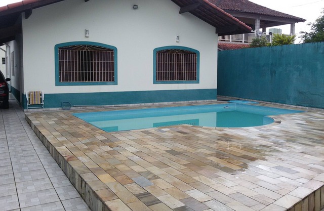 house with pool