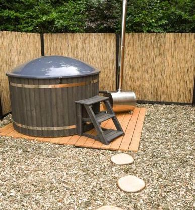 Houten natuurhuisje met Hottub