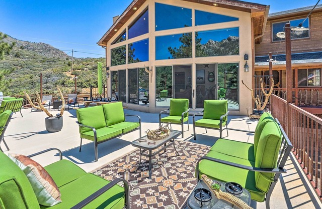 NEW! Huge Hualapai Cabin w/ Patio Above Kingman!