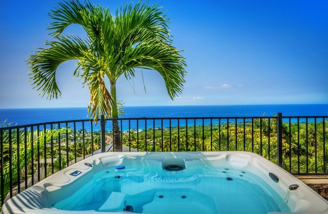 ★★ Immense maison de luxe avec vue sur l'océan. Piscine privée + spa + climatisation + nombreux parkings⚡
