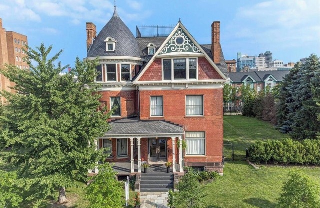 Huge two story apartment at historic David C. Whitney mansion in Brush Park