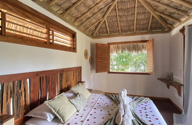 Idéal pour les couple, votre bungalow avec piscine privée à Fortim au Brésil.