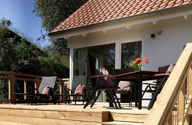 Maison de vacances idyllique entre la plage de la mer Baltique et le Feld