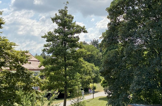 Idyllic vacation apartment by the spa gardens, view of the countryside, 1st floor, 98sqm, 5 people
