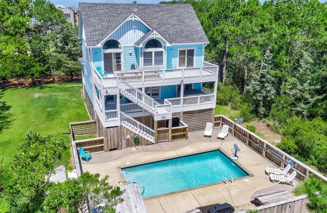 Incredible two-story home with private pool, hot tub, & game room