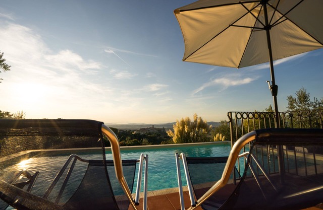 Partie Indépendante de la Villa avec Piscine près d'Assise
