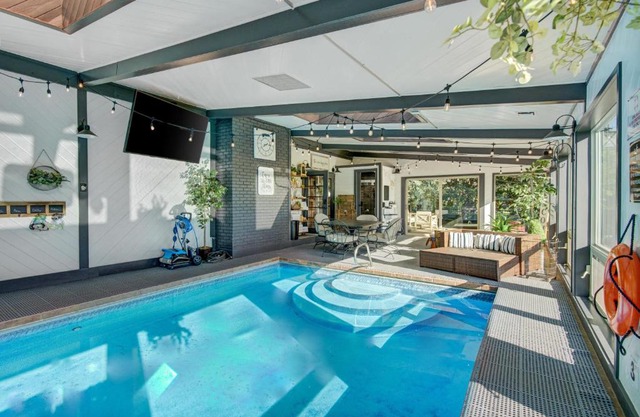 Indoor Pool and Hot Tub on Golf Course