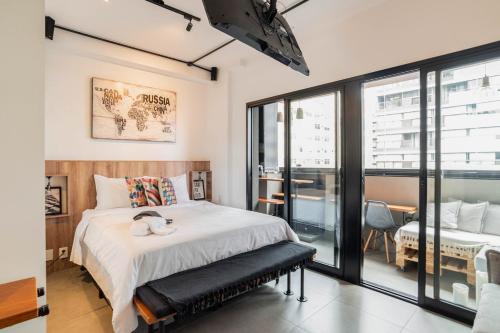 INDUSTRIAL COZY MODERN LOFT 20m from Oscar Freire